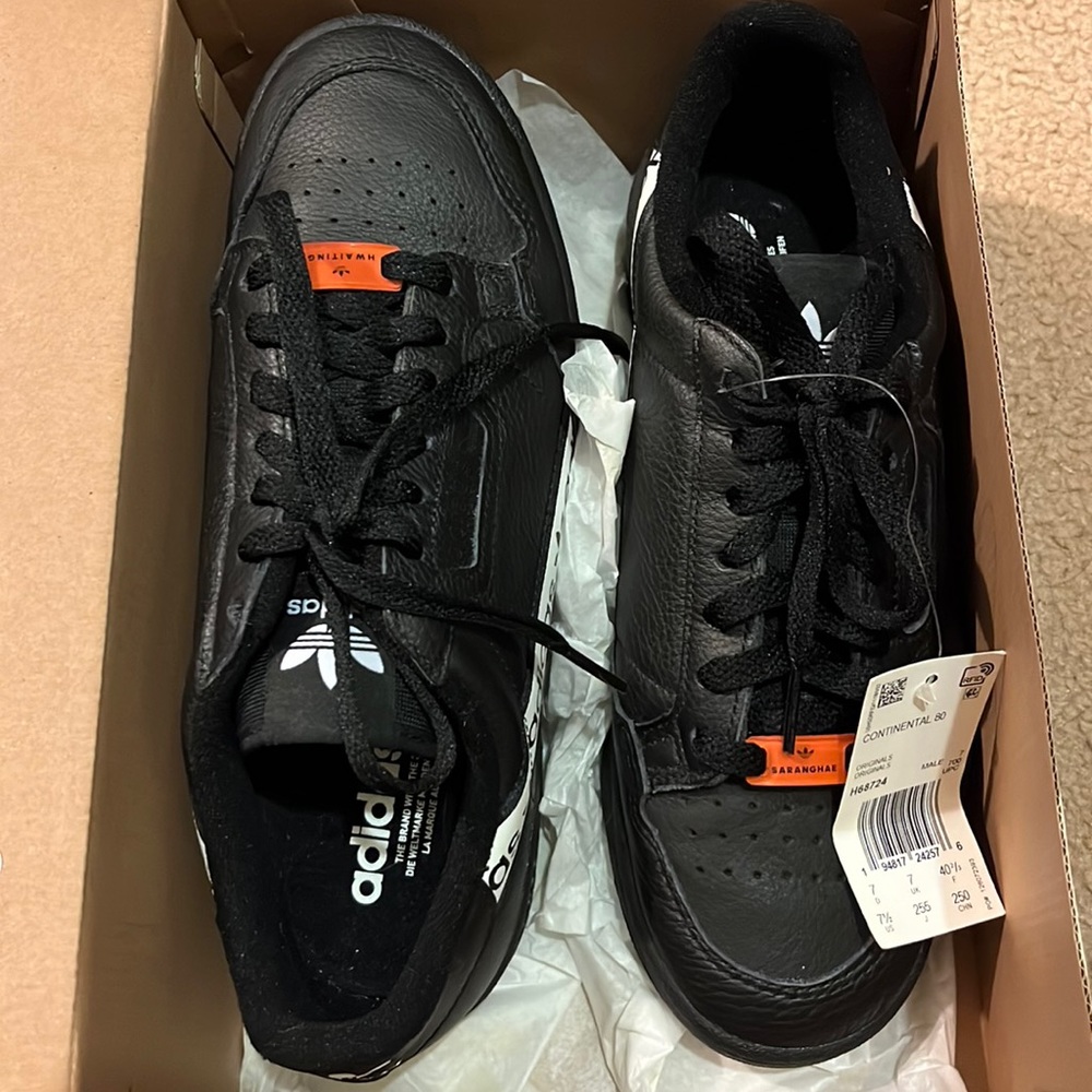 New Mens adidas continental 80 size 7.5
